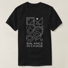 Abstrakte Geometrie: Balance im Chaos T-Shirt