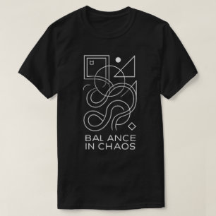 Abstrakte Geometrie: Balance im Chaos T-Shirt