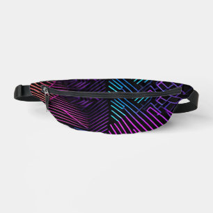 Abstrakte Geometrie Bauchtasche