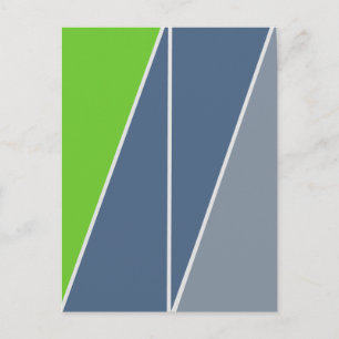 Abstrakte Geometrie der Dreiecke Postkarte