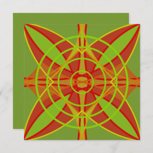 Abstrakte Geometrie der Herbstfarben im Herbst Karte