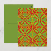 Abstrakte Geometrie der Herbstfarben im Herbst