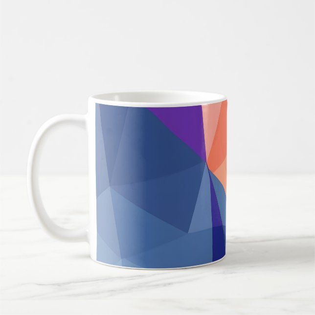 Abstrakte Geometrie Kaffeetasse (Links)