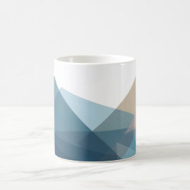 Abstrakte Geometrie Kaffeetasse