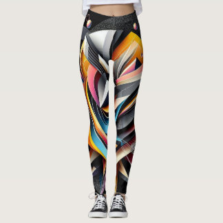 Abstrakte Geometrie Leggings