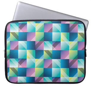 Abstrakte Geometrie nahtlos Laptopschutzhülle