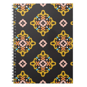 Abstrakte Geometrie: Nahtlose Vintage-Textur Notizblock
