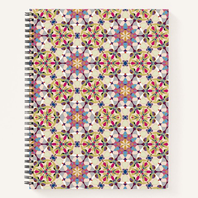 Abstrakte Geometrie Notizbuch (Vorderseite)