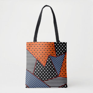 Abstrakte Geometrie: Orange Blue Patter