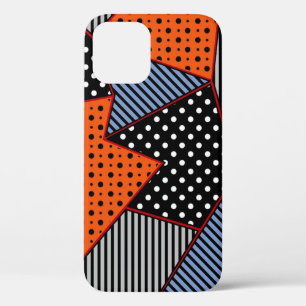 Abstrakte Geometrie: Orange Blue Patter Case-Mate iPhone Hülle