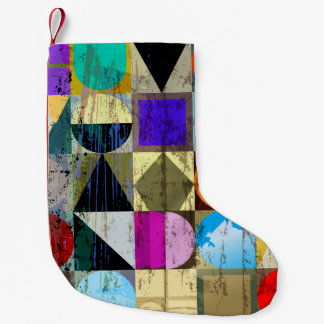 Abstrakte Geometrie: Striche und Schrägstriche Kleiner Weihnachtsstrumpf