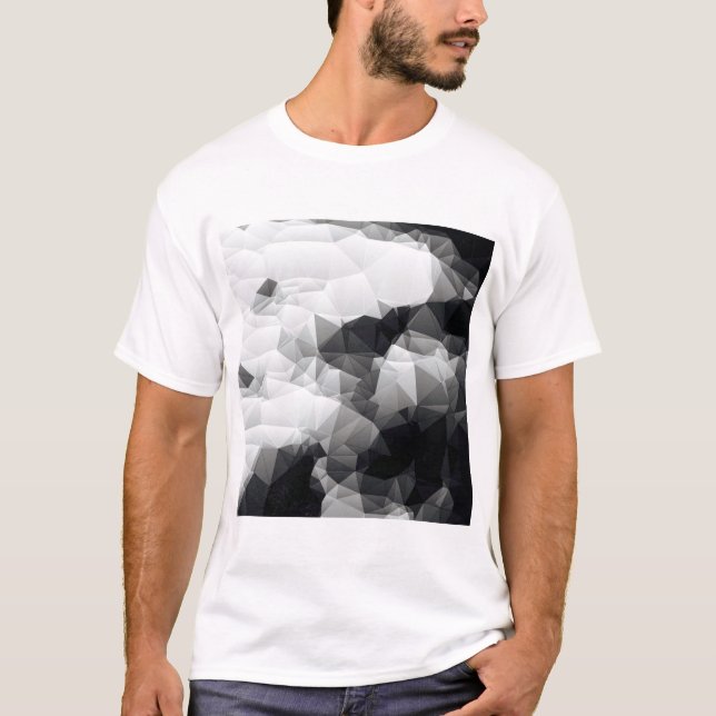 Abstrakte Geometrie T-Shirt (Vorderseite)