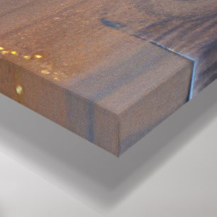 Abstrakte geometrische Blume Art - Texturierte Acr Leinwanddruck