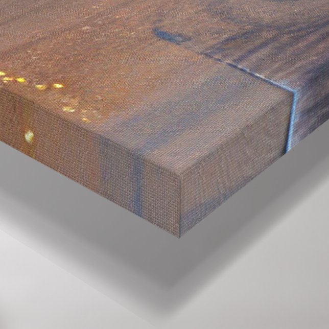 Abstrakte geometrische Blume Art - Texturierte Acr Leinwanddruck (Ecke(Unten))