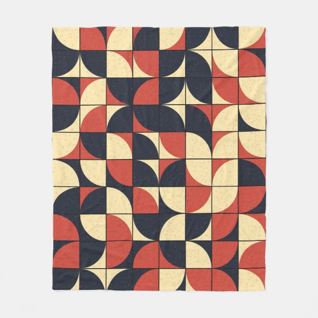 Abstrakte geometrische: computergenerierte Kunst. Fleecedecke (Vorderseite)