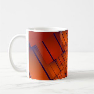 Abstrakte geometrische Dekoration Kaffeetasse
