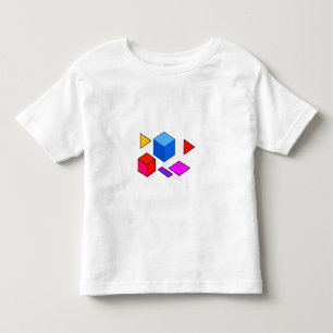 Abstrakte geometrische Elemente Muster für Minimal Kleinkind T-shirt