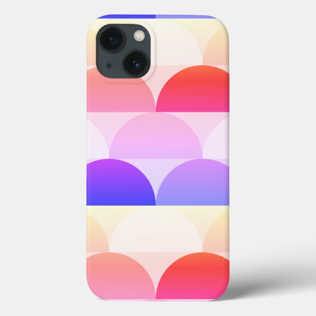 Abstrakte geometrische Figuren Case-Mate iPhone Hülle (Rückseite)