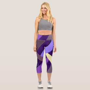 Abstrakte geometrische Form 5 Capri Leggings