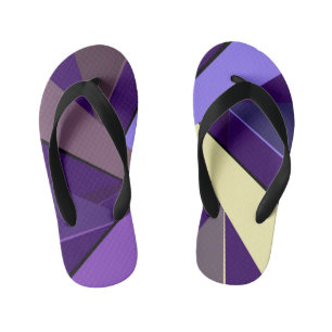 Abstrakte geometrische Form 5 Kinderbadesandalen