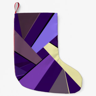 Abstrakte geometrische Form 5 Kleiner Weihnachtsstrumpf