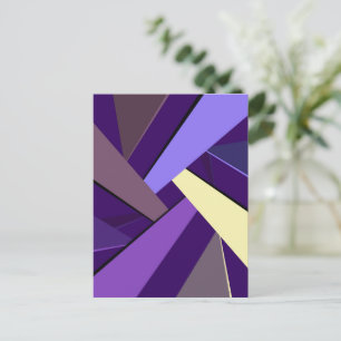 Abstrakte geometrische Form 5 Postkarte
