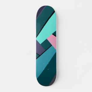Abstrakte geometrische Form 6 Skateboard