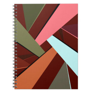 Abstrakte geometrische Form 7 Notizblock