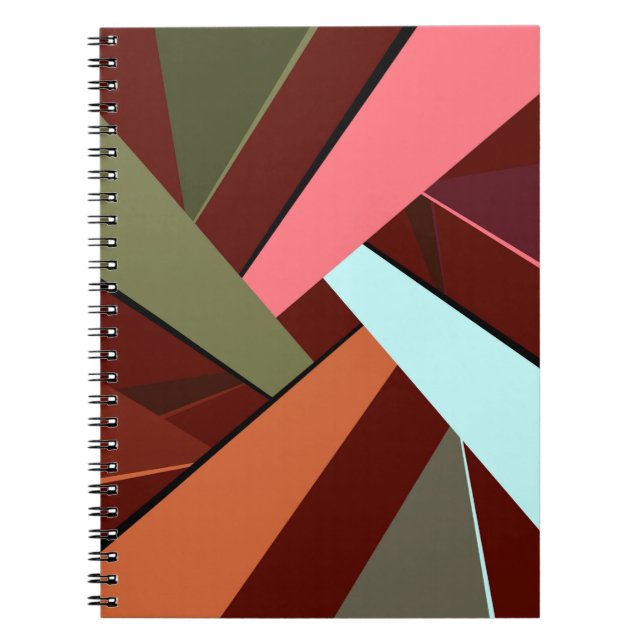 Abstrakte geometrische Form 7 Notizblock (Vorderseite)