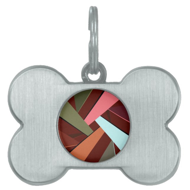 Abstrakte geometrische Form 7 Tiermarke (Vorderseite)