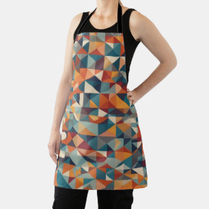 Abstrakte geometrische Form moderne und lebendige Schürze