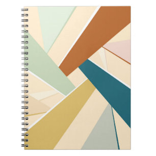 Abstrakte geometrische Form Notizblock