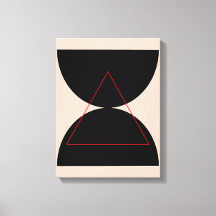 Abstrakte geometrische Formen der modernen Kunst Leinwanddruck