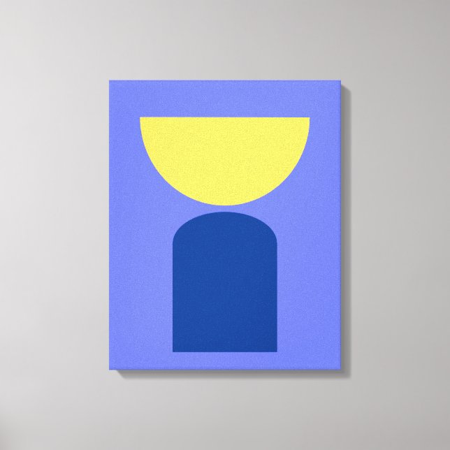 Abstrakte geometrische Formen der modernen Kunst Leinwanddruck (Vorderseite)