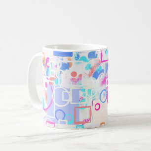 Abstrakte geometrische Formen Kaffeetasse