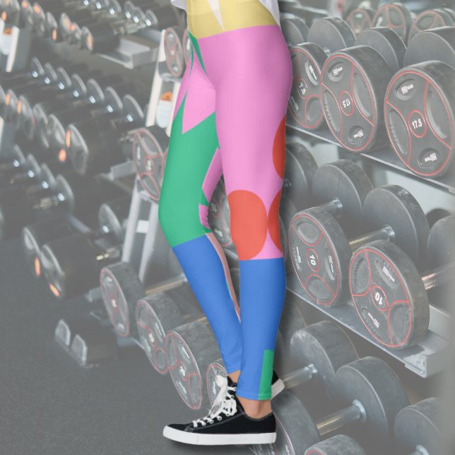 Abstrakte geometrische Formen Leggings (Von Creator hochgeladen)