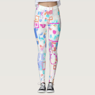 Abstrakte geometrische Formen Leggings