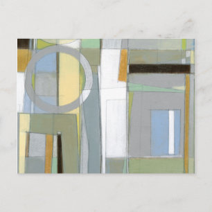Abstrakte geometrische Formen Postkarte