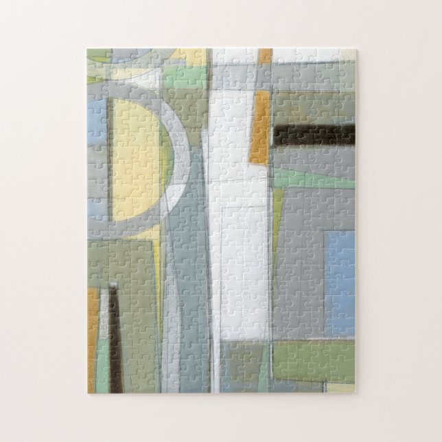 Abstrakte geometrische Formen Puzzle (Vertikal)