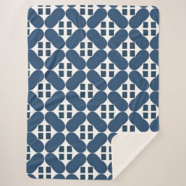 Abstrakte geometrische Formen Sherpadecke