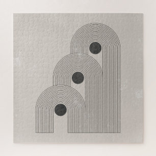 Abstrakte geometrische Gleichgewichtsformen Mitte Puzzle