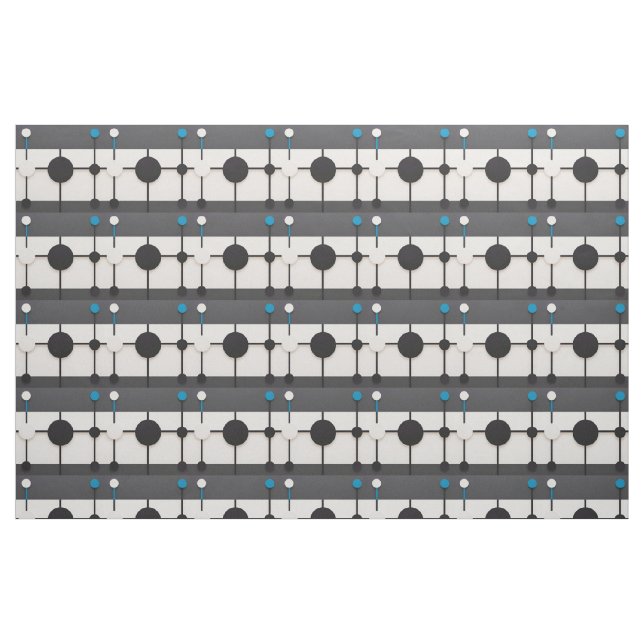 Abstrakte geometrische Komposition Stoff (Fat Quarter (45,7 x 55,9 cm))
