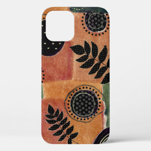 Abstrakte geometrische Kreise Formen und Blätter Case-Mate iPhone Hülle