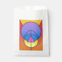 Abstrakte geometrische Kreise Linie Bunt 