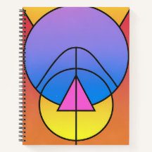 Abstrakte geometrische Kreise Linie Bunt