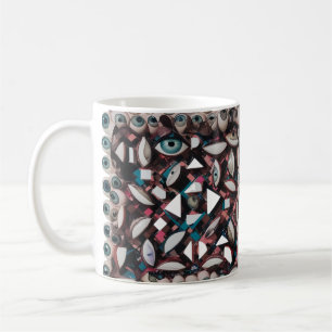 Abstrakte Geometrische Kunst des Auges - Surreal M Kaffeetasse