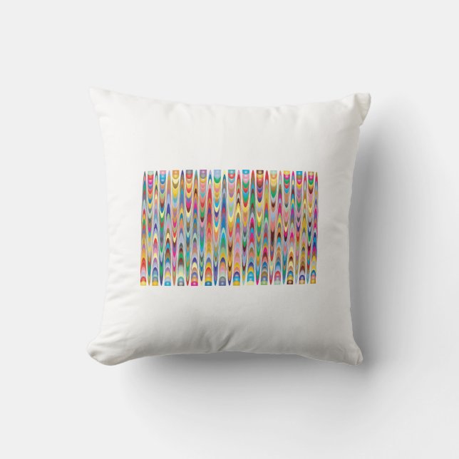 abstrakte geometrische Kunst Kissen (Vorderseite)