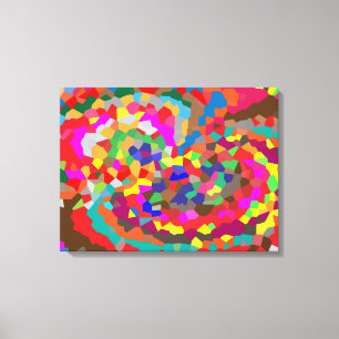 Abstrakte geometrische Kunst Leinwanddruck