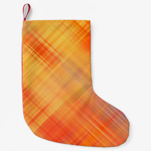 abstrakte geometrische Kunst mit diagonalen Linien Kleiner Weihnachtsstrumpf