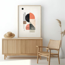 Abstrakte Geometrische Kunst mit natürlichen Textu